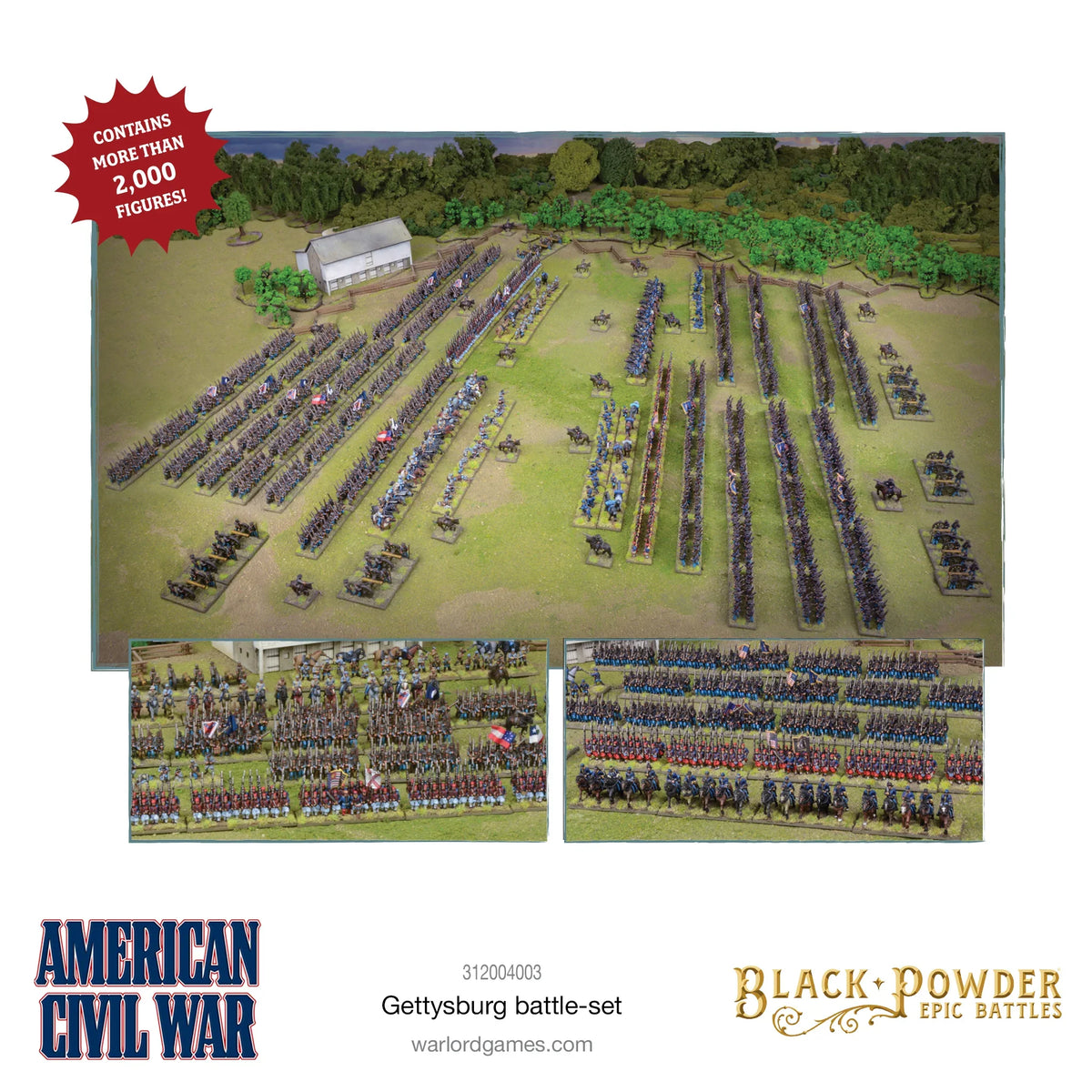 Epic Battles: American Civil War - Gettysburg Battle Set