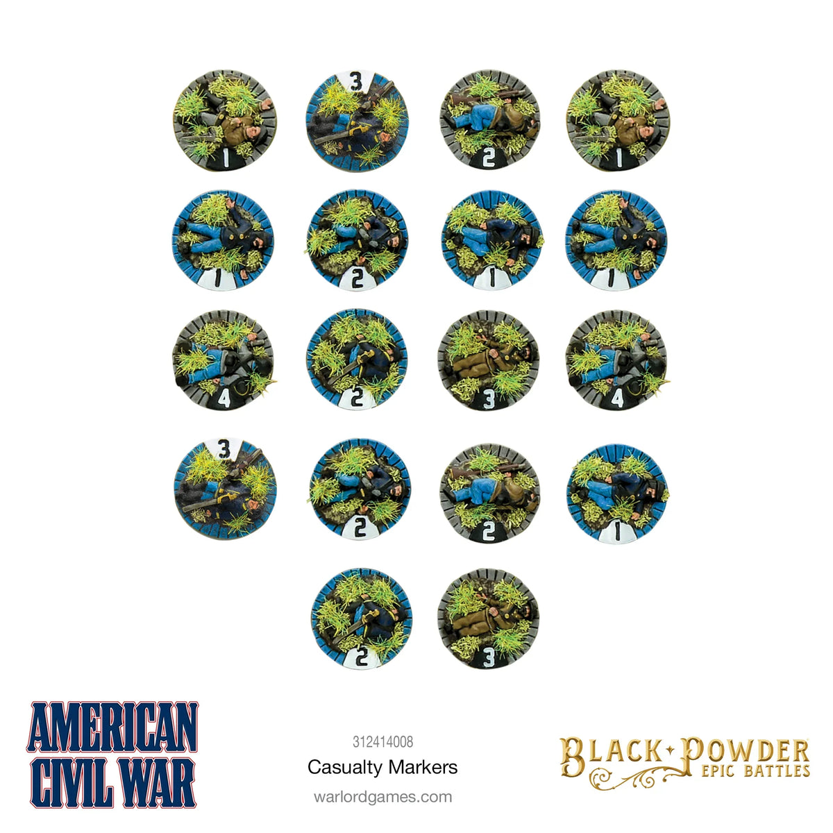 Epic Battles: American Civil War - Casualty Markers