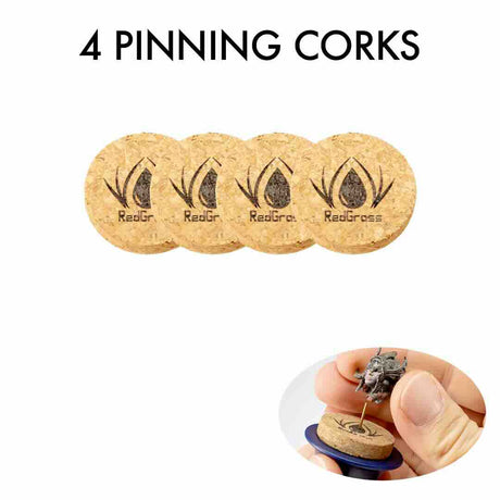 Redgrass - 4 Pinning Corks for RGG360 v2