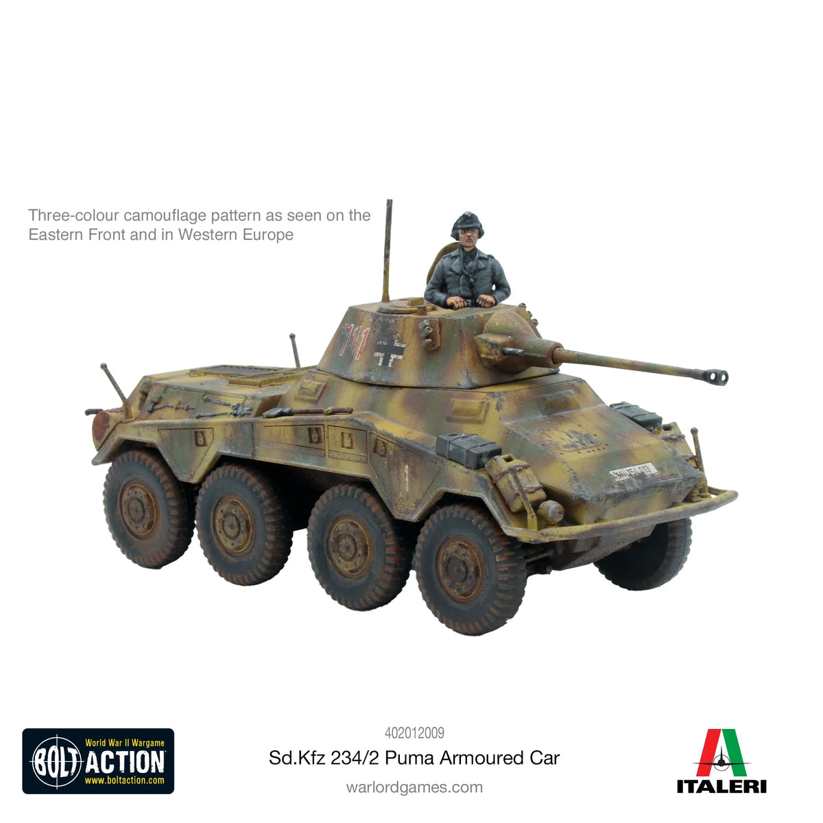 Bolt Action - Sd.Kfz 234/2 Puma Armoured Car
