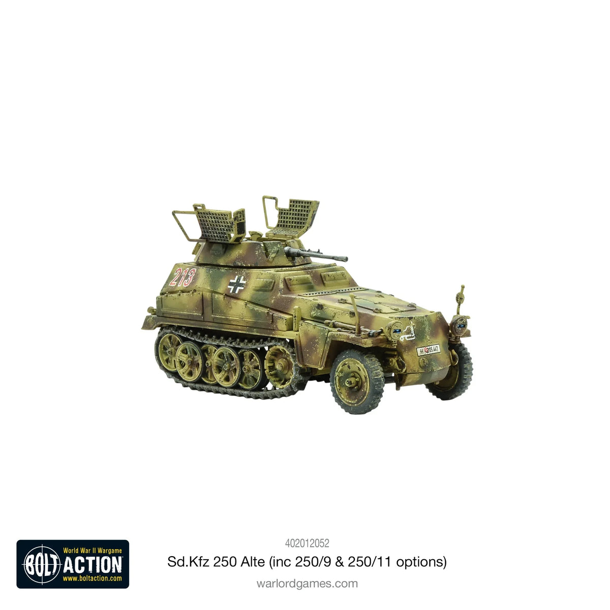 Bolt Action - Sd.Kfz 250 (Alte) Half-Track (Options For 250/1, 250/9 or 250/11 Variants)