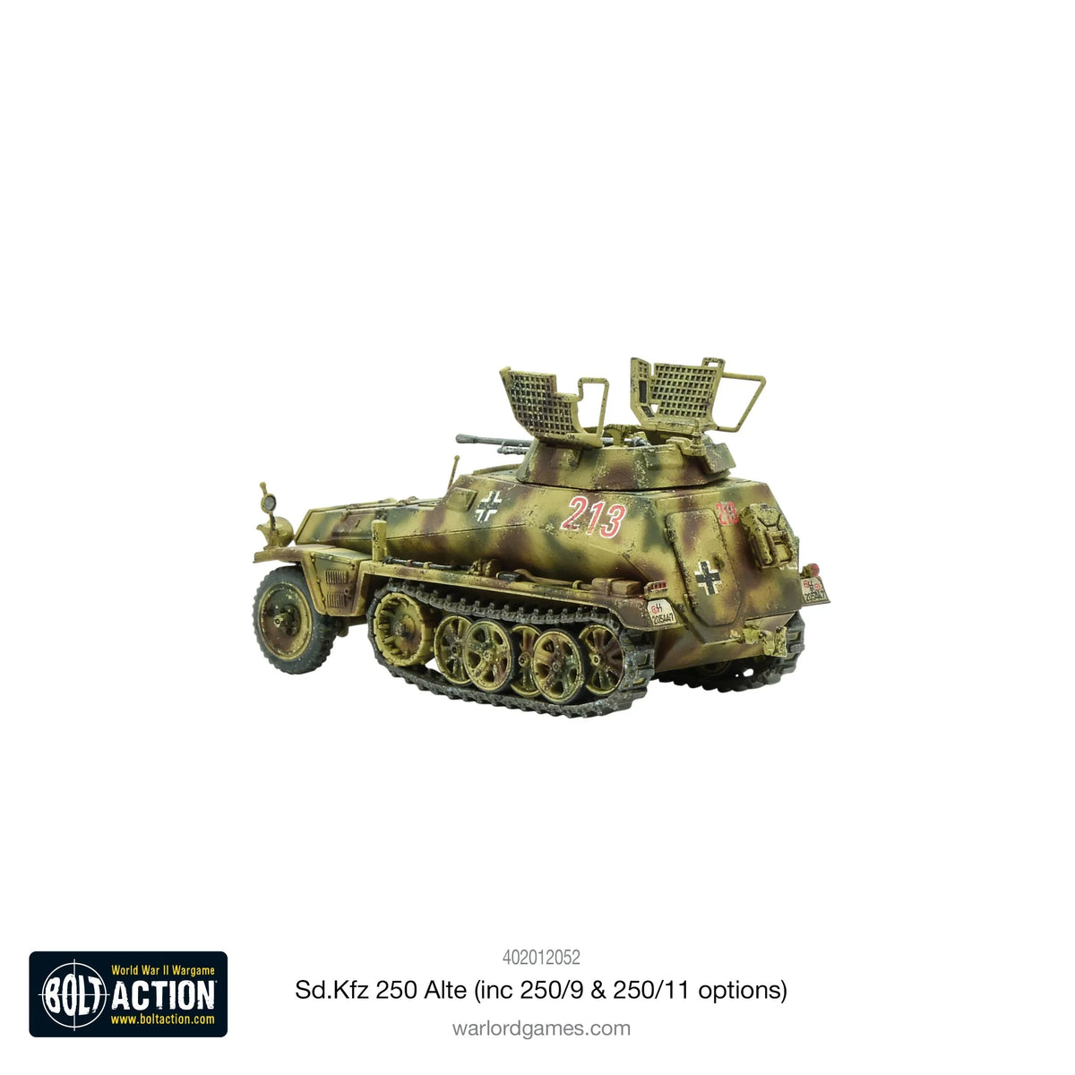 Bolt Action - Sd.Kfz 250 (Alte) Half-Track (Options For 250/1, 250/9 or 250/11 Variants)
