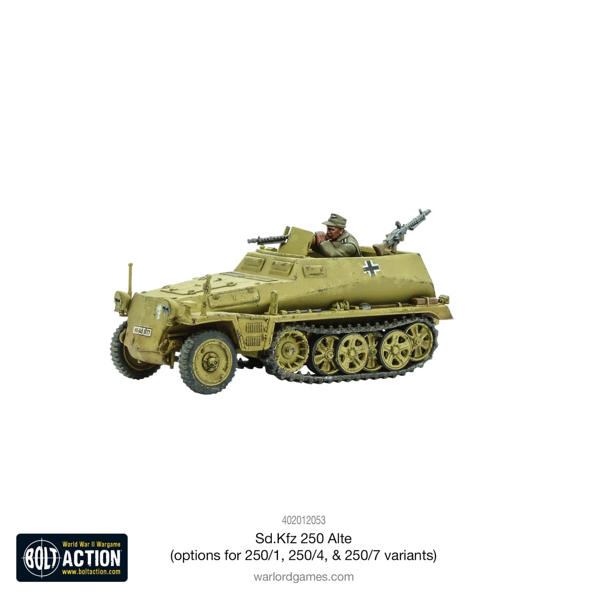 Bolt Action - Sd.Kfz 250 (Alte) Half-Track (Options For 250/1, 250/4 or 250/7 Variants)