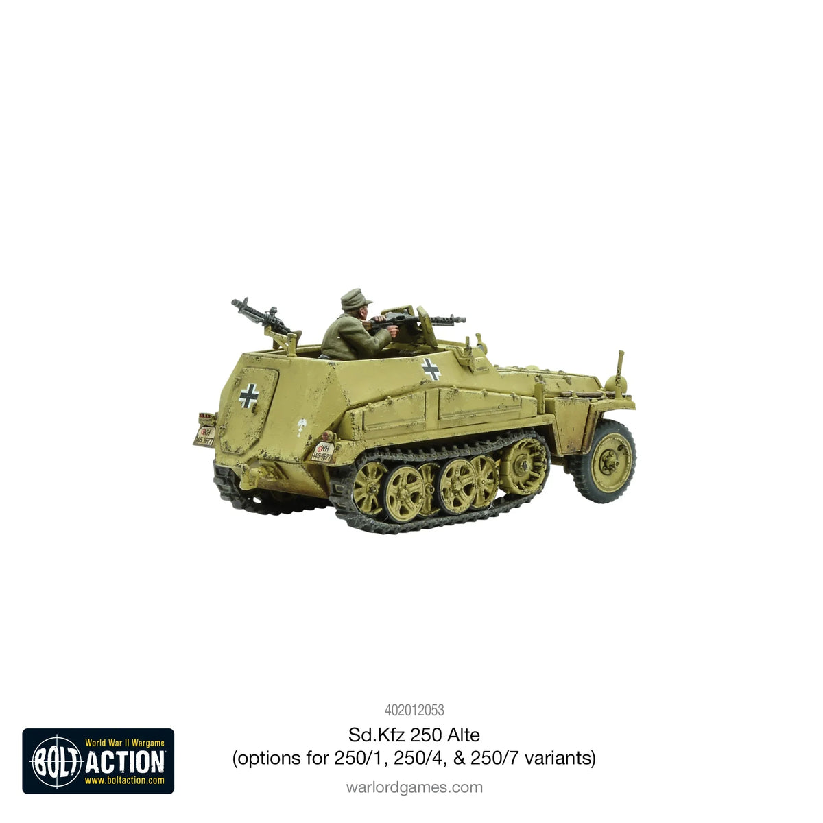 Bolt Action - Sd.Kfz 250 (Alte) Half-Track (Options For 250/1, 250/4 or 250/7 Variants)