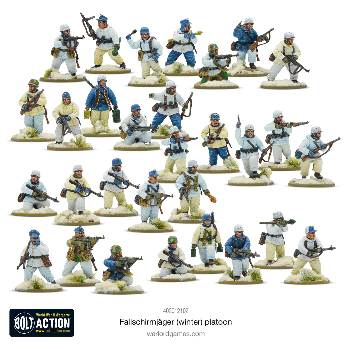 Bolt Action - Fallschirmjager (Winter) Platoon
