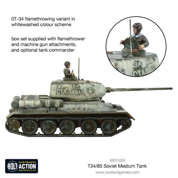 Bolt Action - T-34/85 Medium Tank