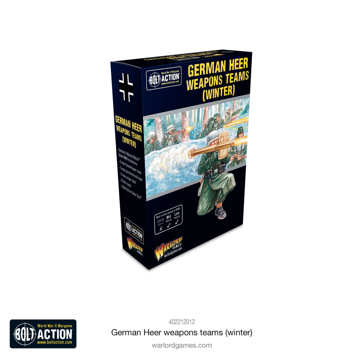 Bolt Action - German Heer Weapons Teams (Winter)