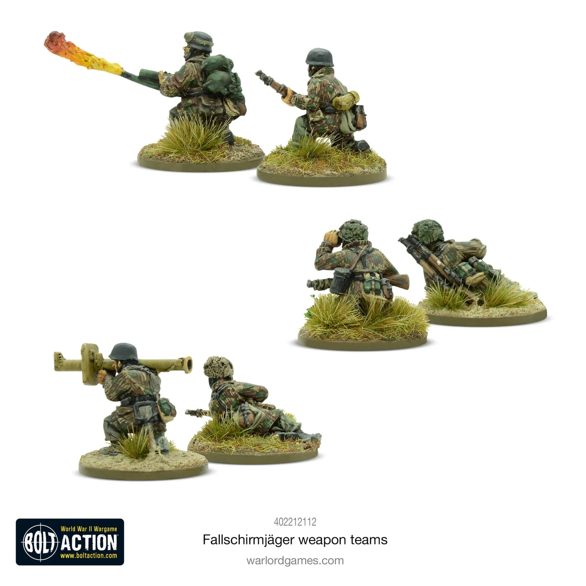 Bolt Action - Fallschirmjager Weapons Teams