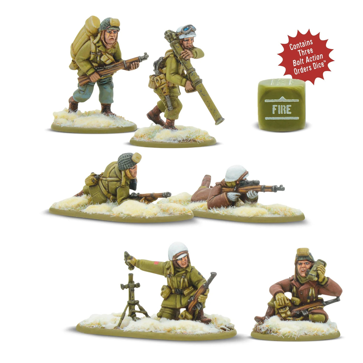 Bolt Action - US Airborne (Winter) Weapons Teams