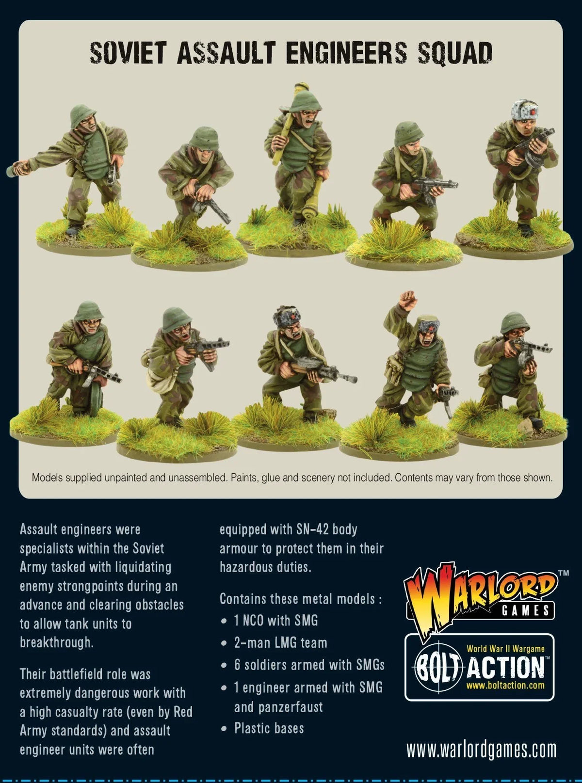 Bolt Action - Soviet Assault Engineers Squad