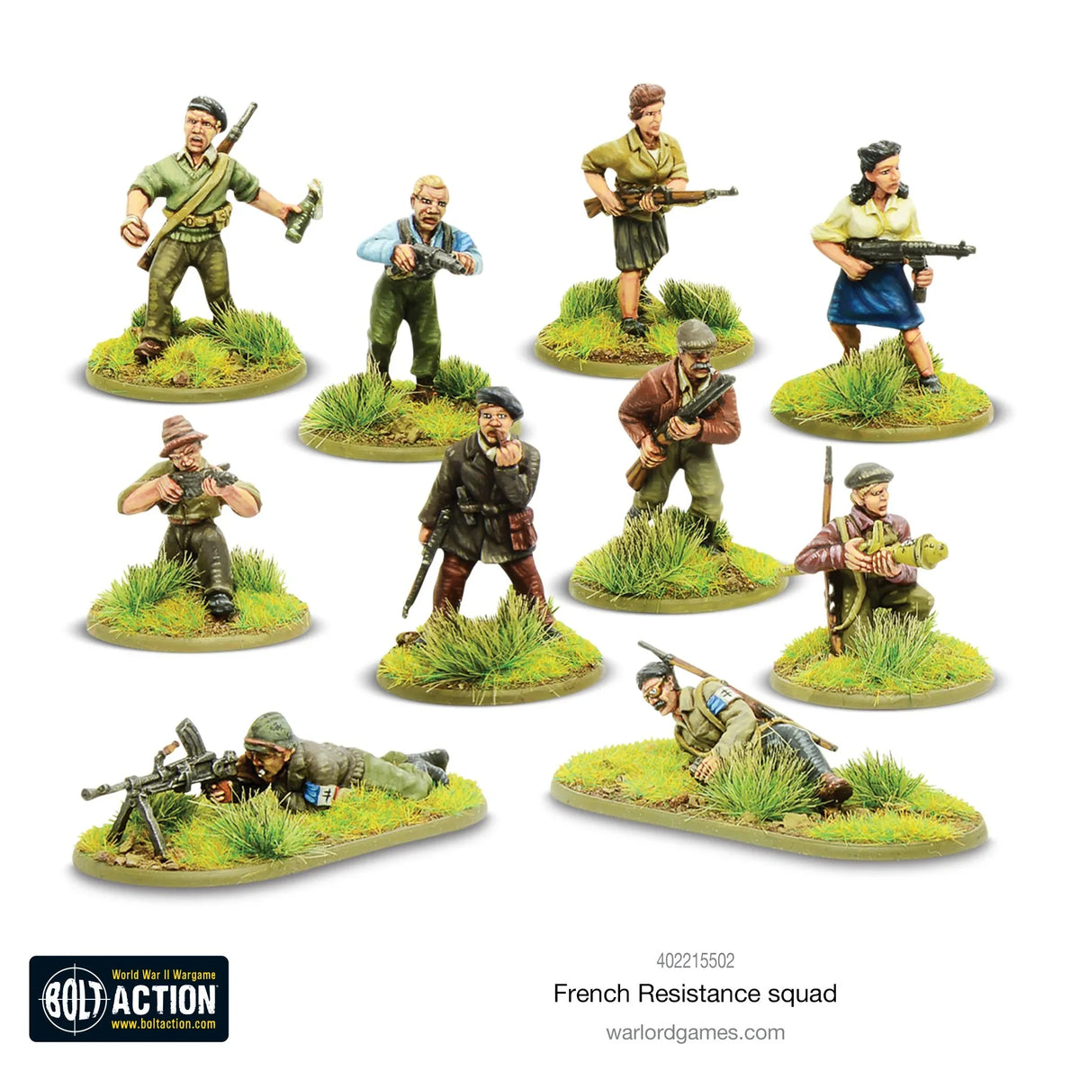 Bolt Action - French Resistance Squad