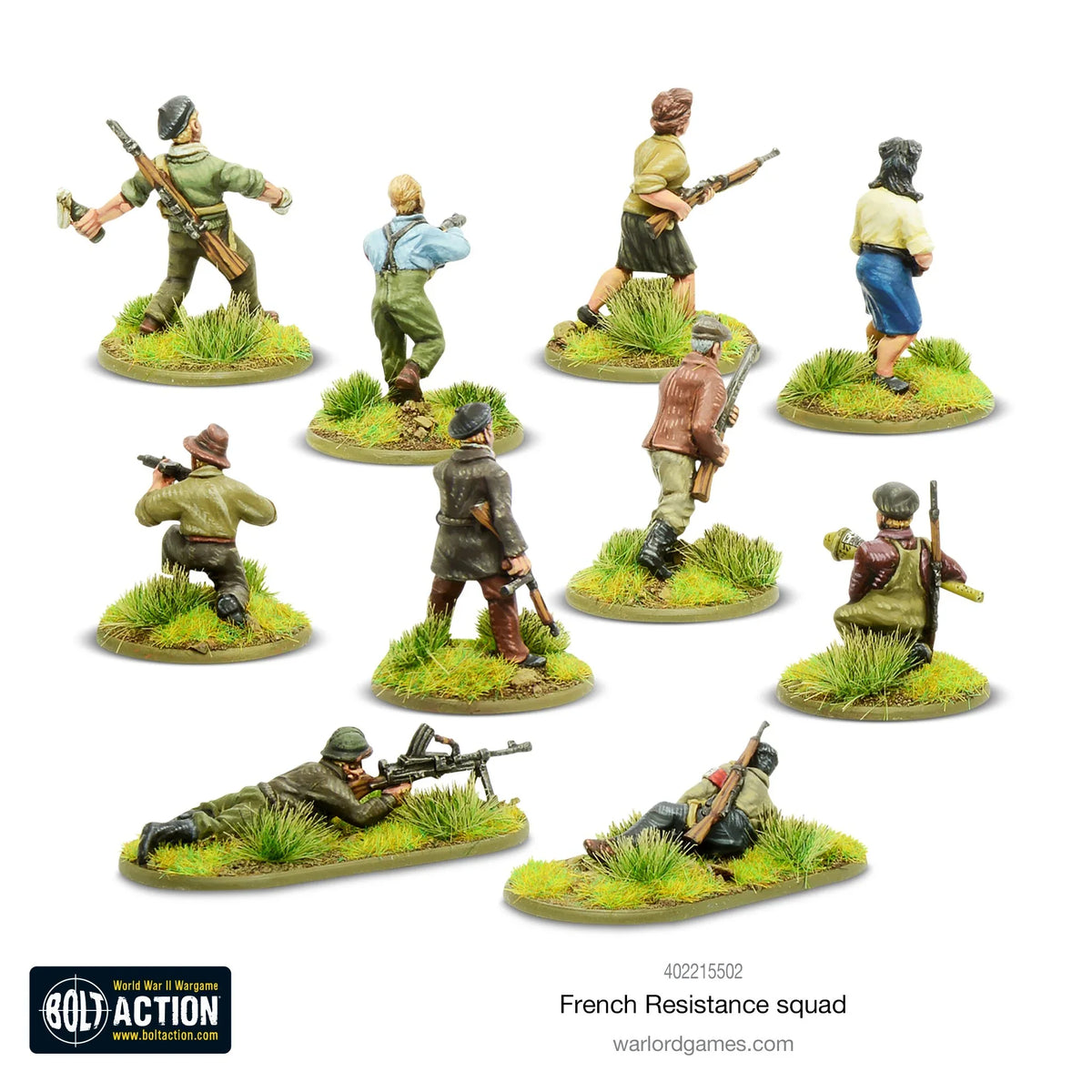 Bolt Action - French Resistance Squad