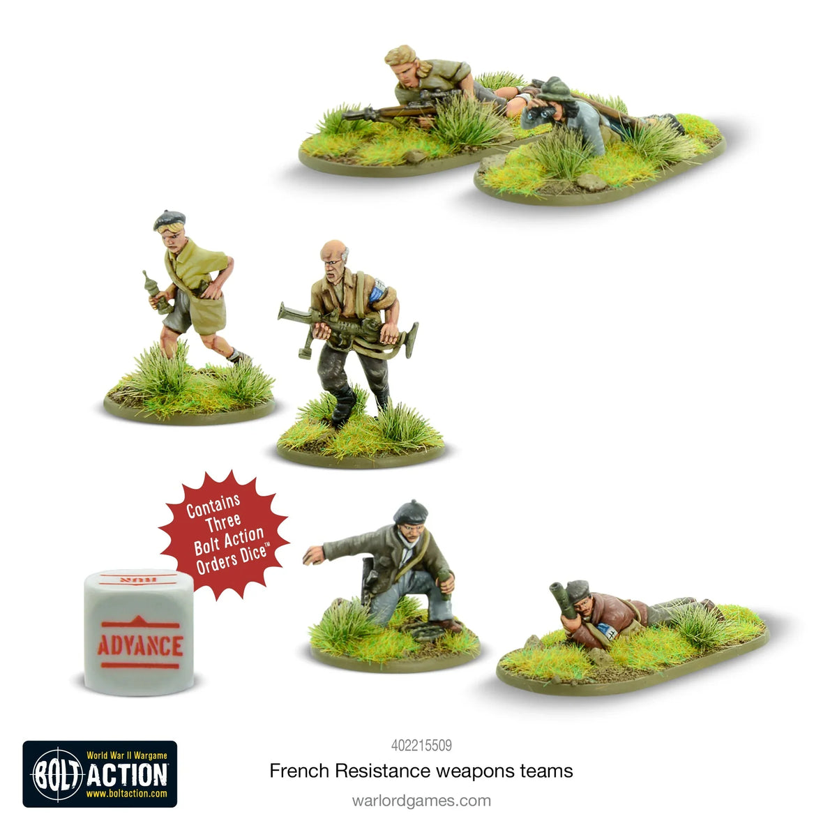 Bolt Action - French Resistance Weapons Teams