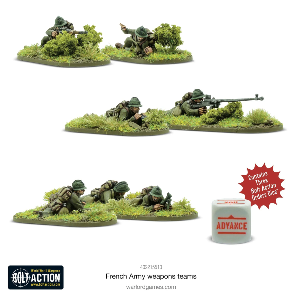 Bolt Action - French Army Weapons Teams
