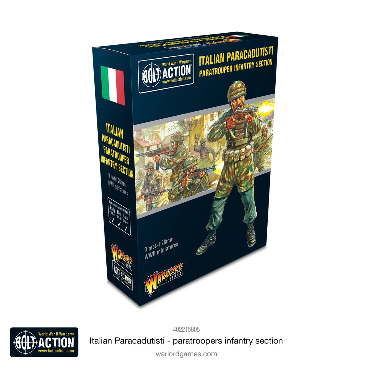 Bolt Action - Italian Paracadutisti Paratrooper Infantry Section