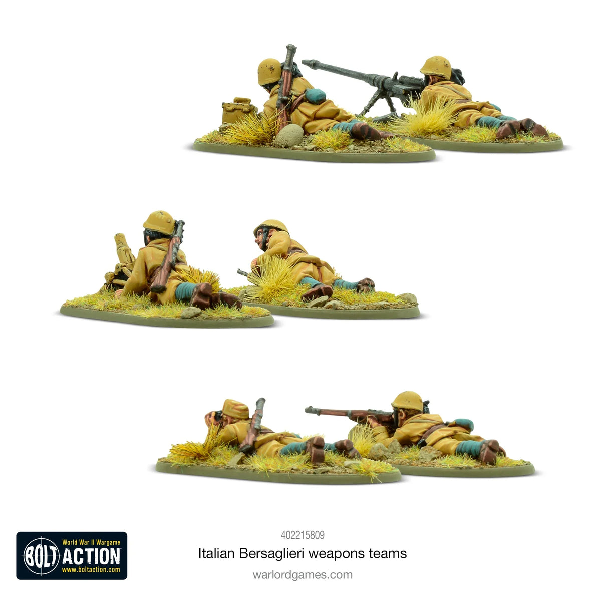 Bolt Action - Italian Bersaglieri Weapons Teams