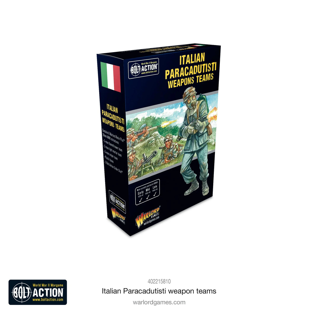 Bolt Action - Italian Paracadutisti Weapons Teams