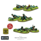 Bolt Action - Italian Army Weapons Teams