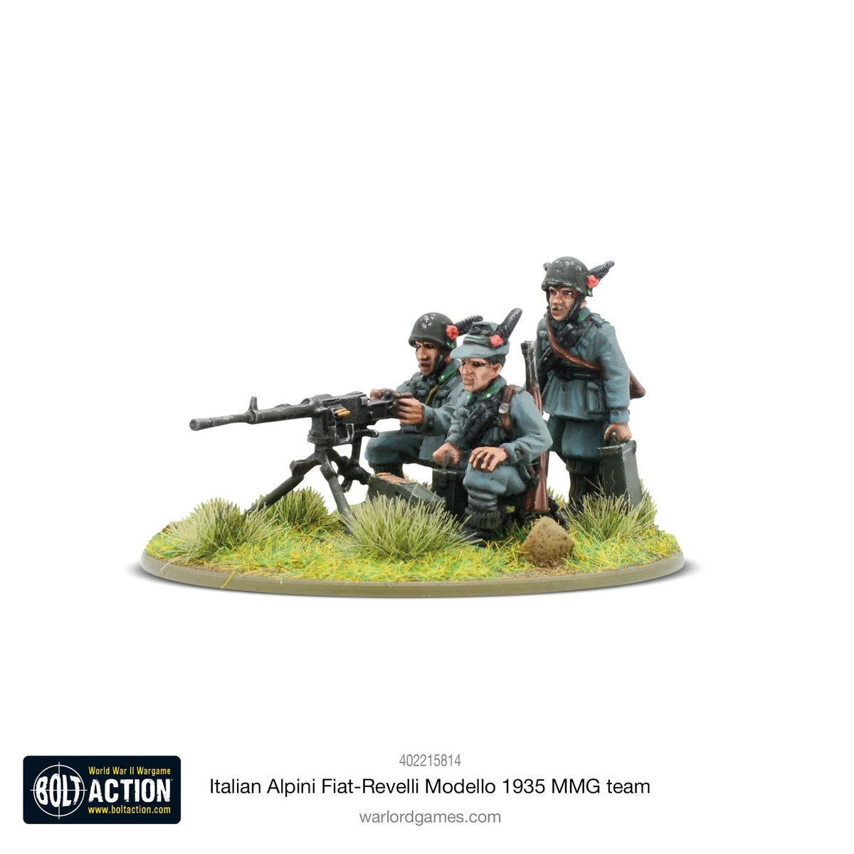 Bolt Action - Italian Alpini Fiat-Revelli Modello 1935 Medium Machine Gun Team