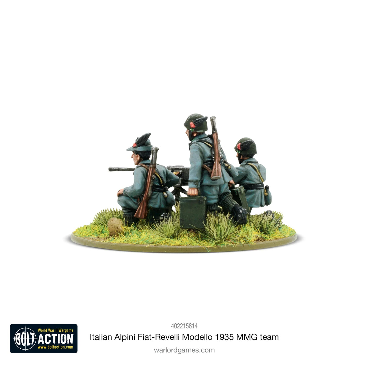 Bolt Action - Italian Alpini Fiat-Revelli Modello 1935 Medium Machine Gun Team