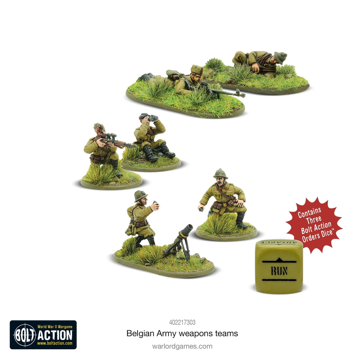 Bolt Action - Belgian Army Weapons Teams