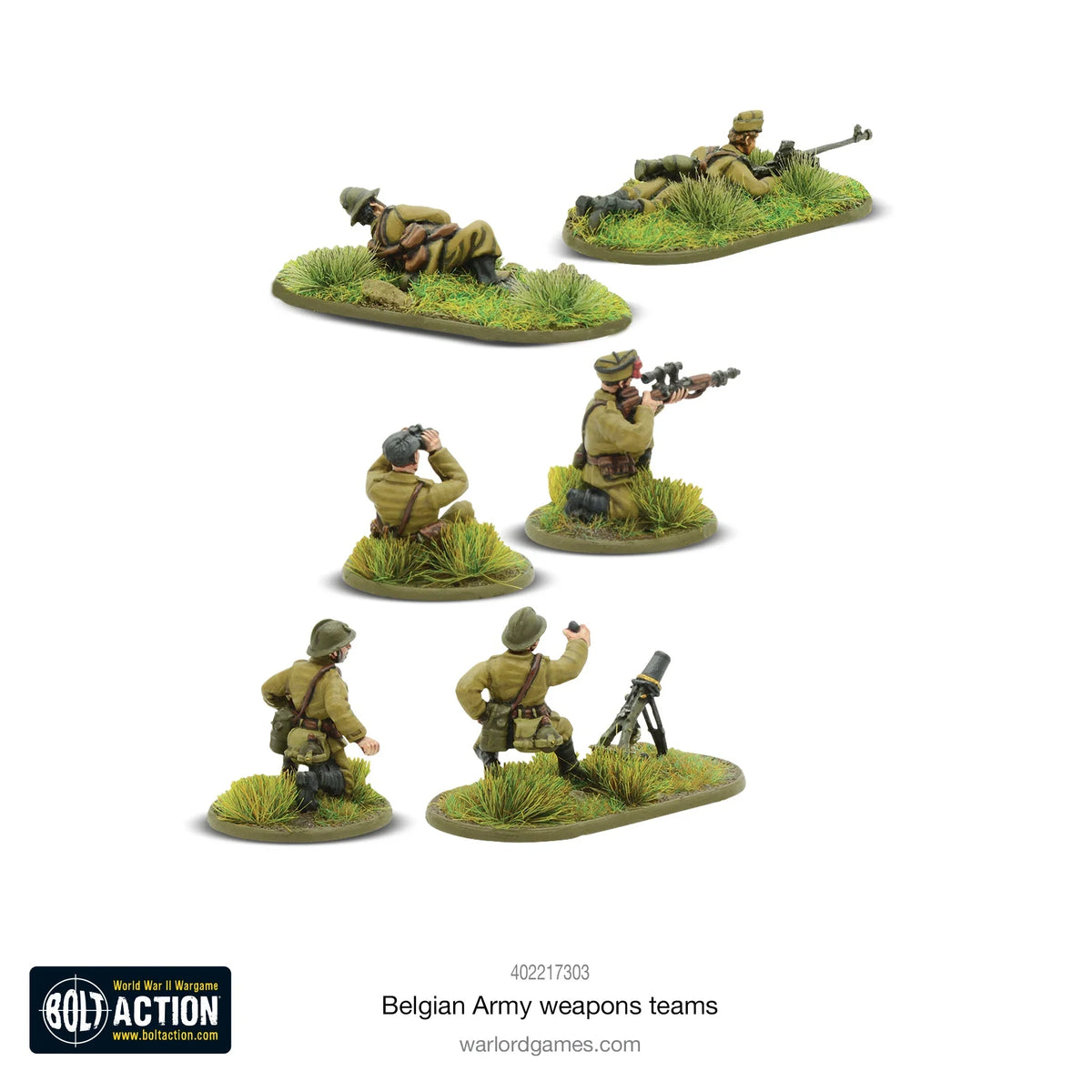 Bolt Action - Belgian Army Weapons Teams
