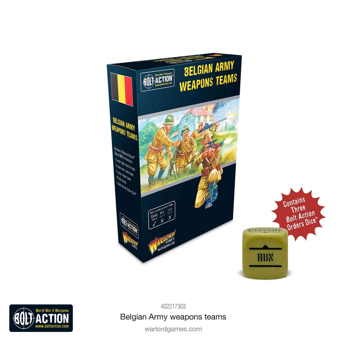 Bolt Action - Belgian Army Weapons Teams