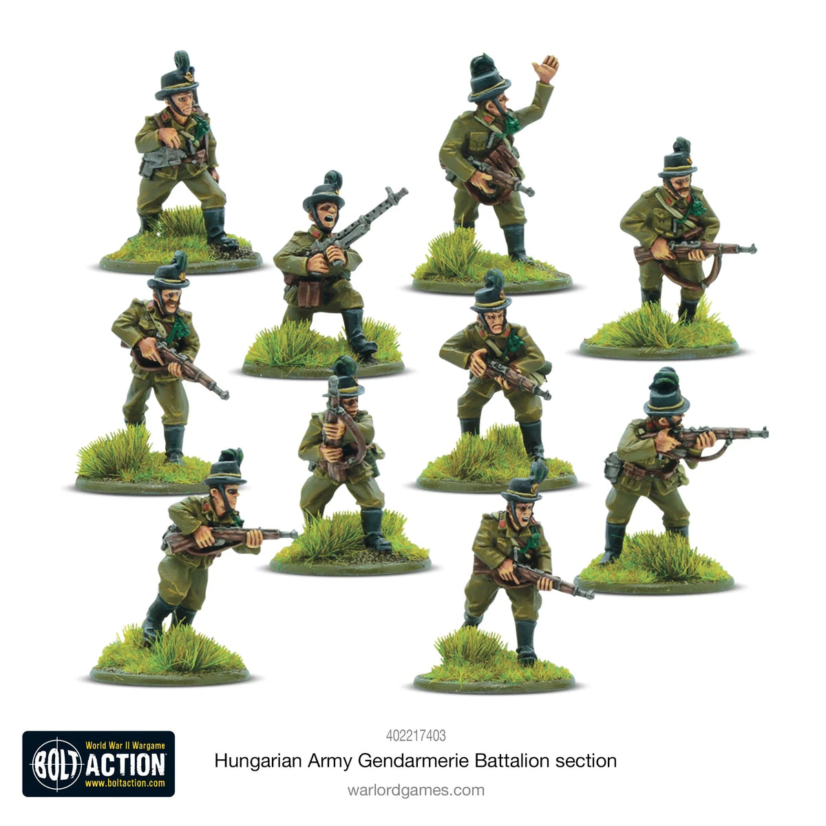 Bolt Action - Hungarian Army Gendarmerie Battalion Section