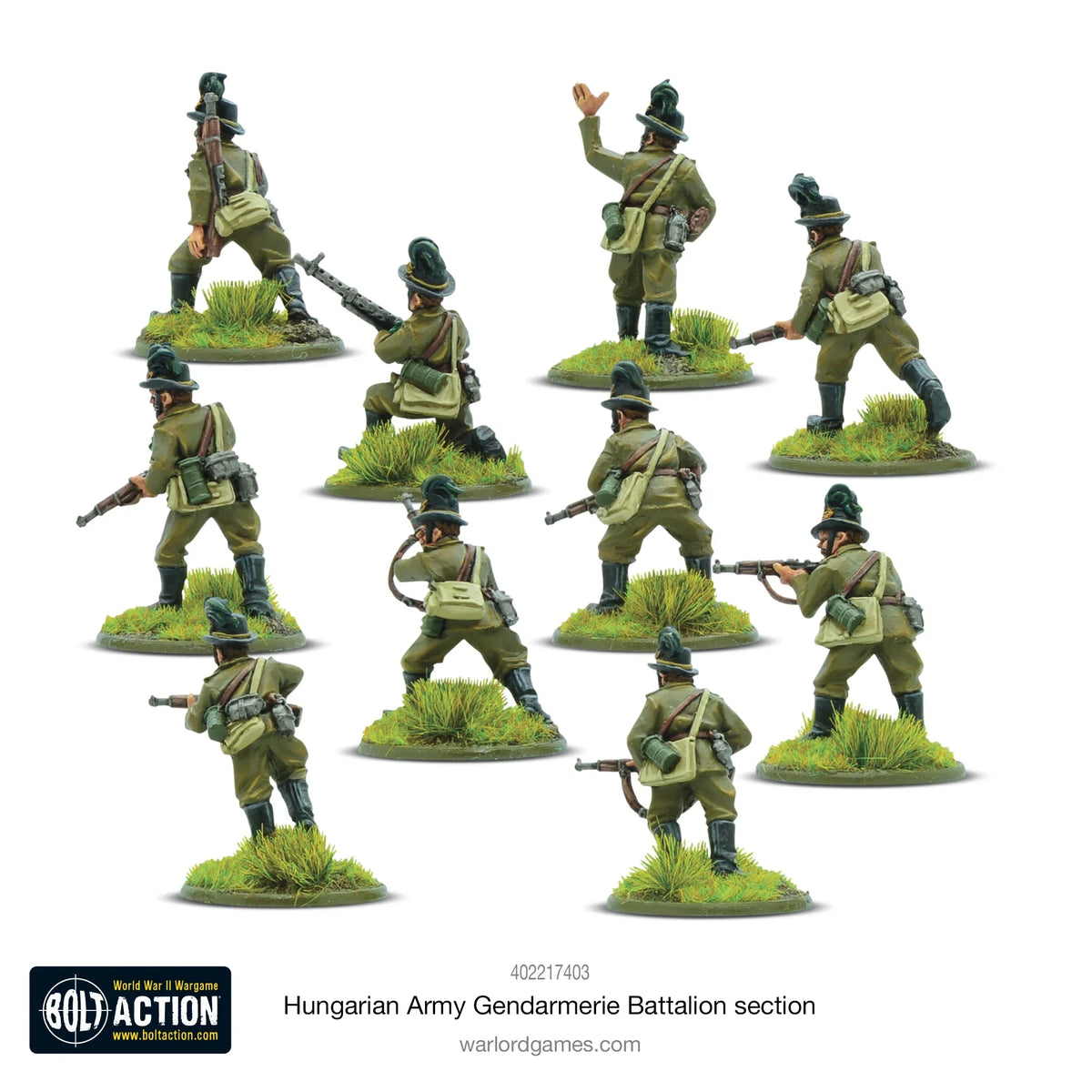 Bolt Action - Hungarian Army Gendarmerie Battalion Section