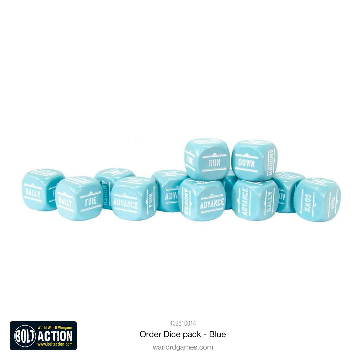 Bolt Action - Order Dice: Blue