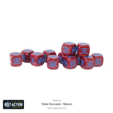 Bolt Action - Order Dice: Maroon