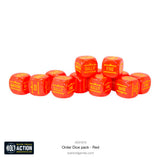 Bolt Action - Order Dice: Red