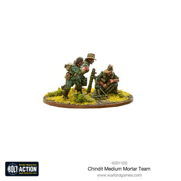 Bolt Action - Chindit 3" Mortar Team