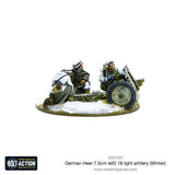 Bolt Action - German Heer 7.5cm Le. IG 18 Light Artillery (Winter)