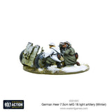 Bolt Action - German Heer 7.5cm Le. IG 18 Light Artillery (Winter)