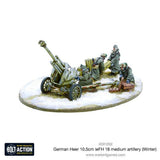 Bolt Action - German Heer 10.5cm LeFH 18 Medium Artillery (Winter)
