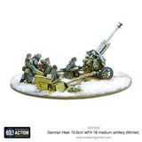 Bolt Action - German Heer 10.5cm LeFH 18 Medium Artillery (Winter)