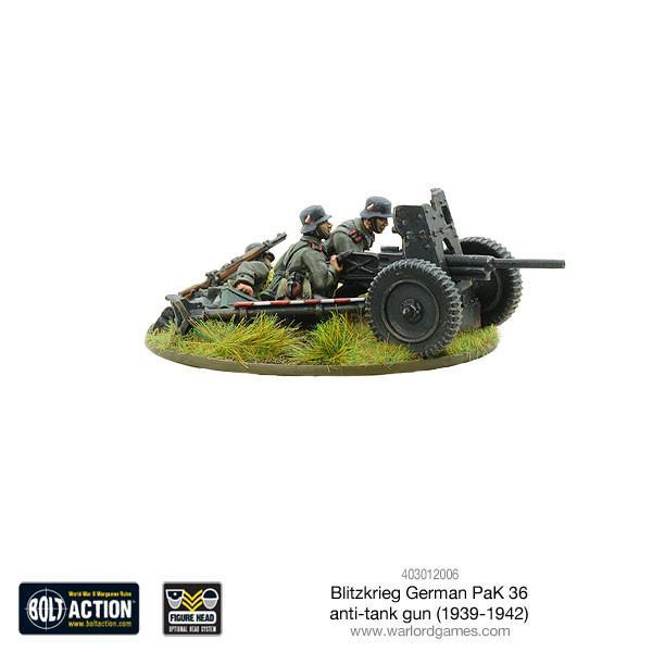 Bolt Action - Blitzkrieg German PaK 36 Anti-Tank Gun