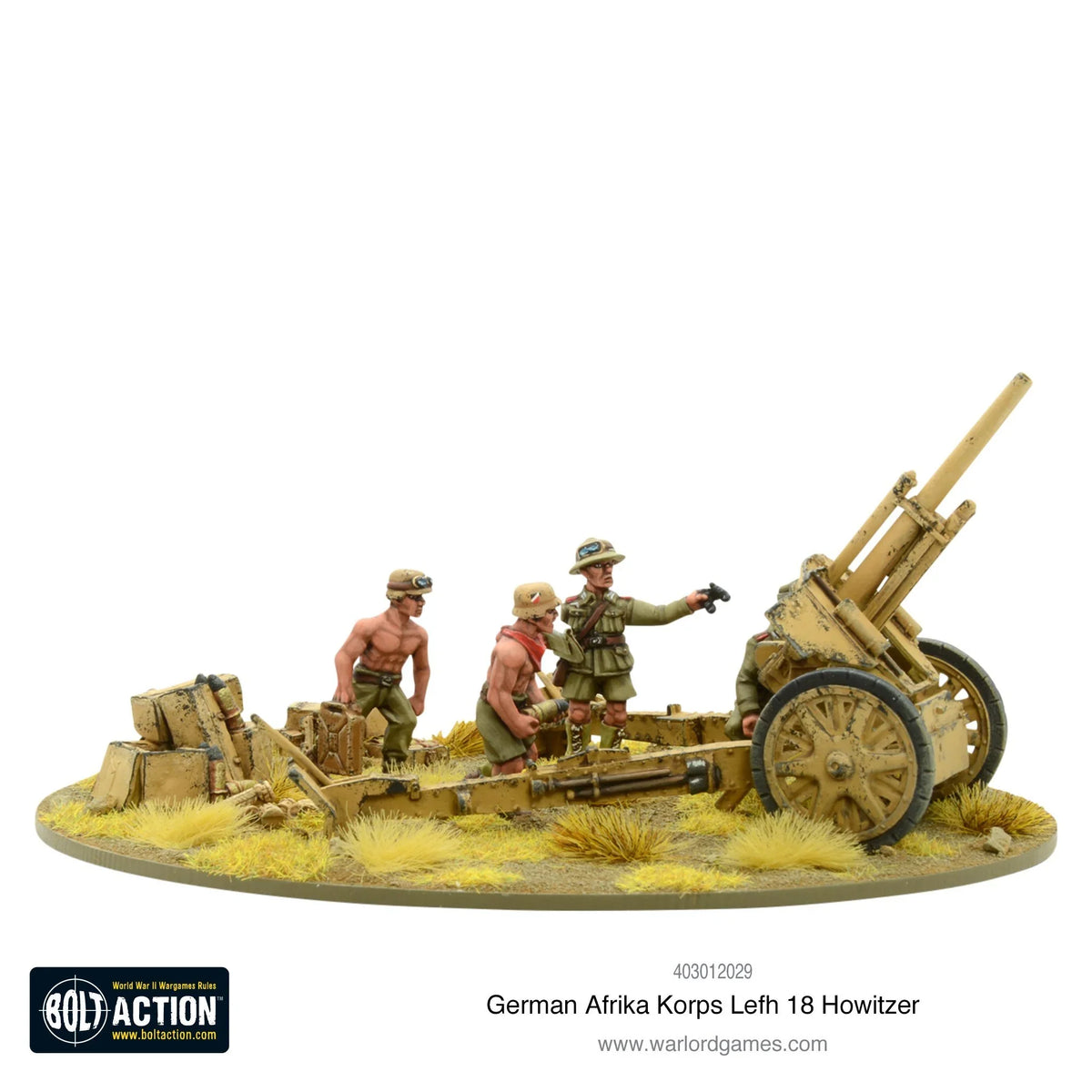 Bolt Action - Afrika Korps LeFH 18 10.5cm Medium Artillery