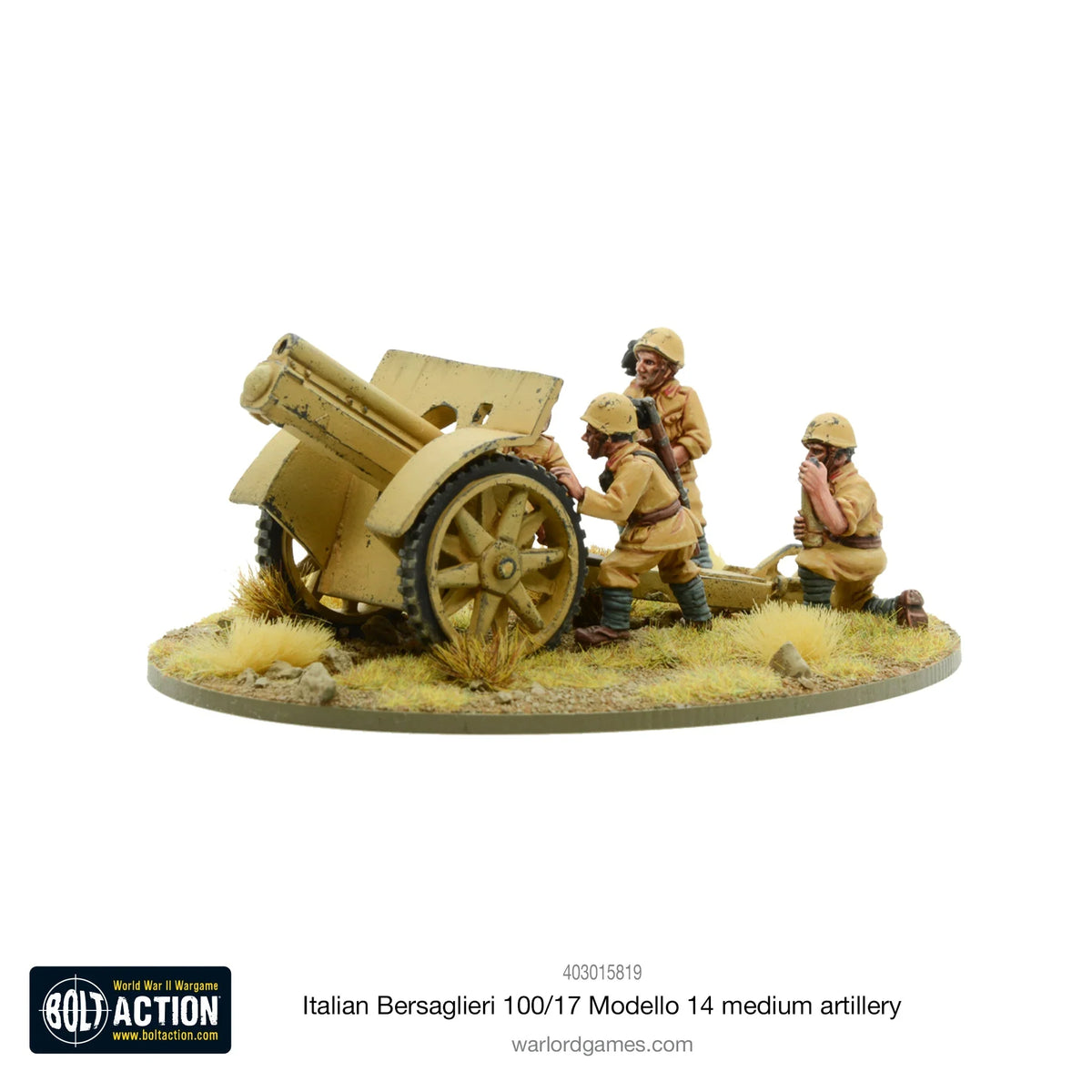 Bolt Action - Italian Bersaglieri 100/17 Modello 14 Medium Artillery