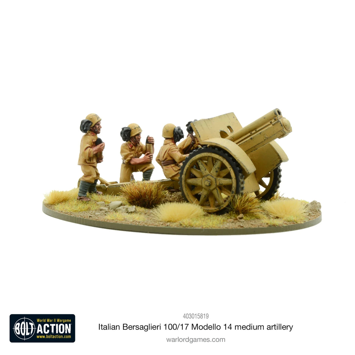 Bolt Action - Italian Bersaglieri 100/17 Modello 14 Medium Artillery