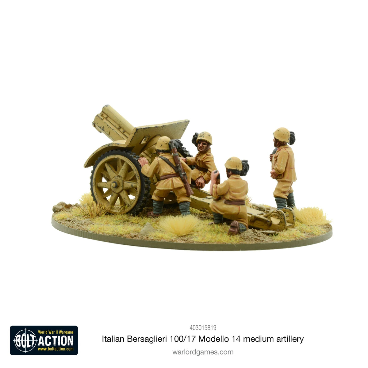 Bolt Action - Italian Bersaglieri 100/17 Modello 14 Medium Artillery