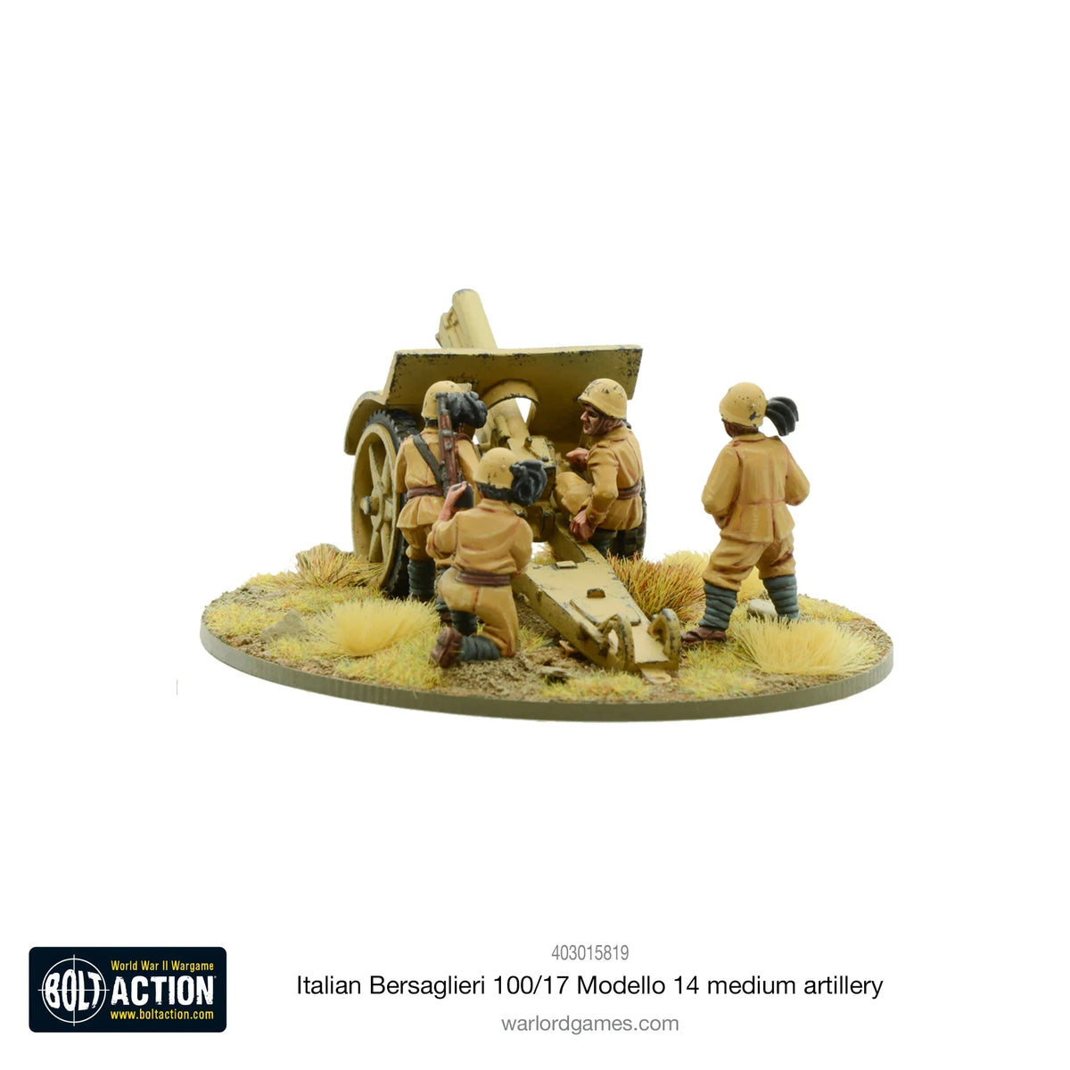 Bolt Action - Italian Bersaglieri 100/17 Modello 14 Medium Artillery