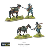 Bolt Action - Italian Alpini Mule Teams