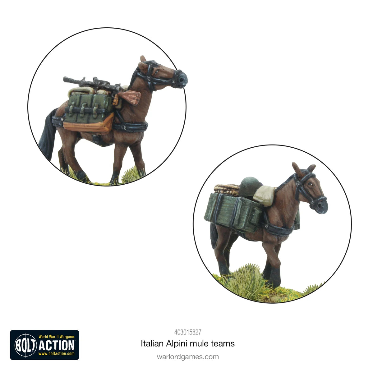 Bolt Action - Italian Alpini Mule Teams