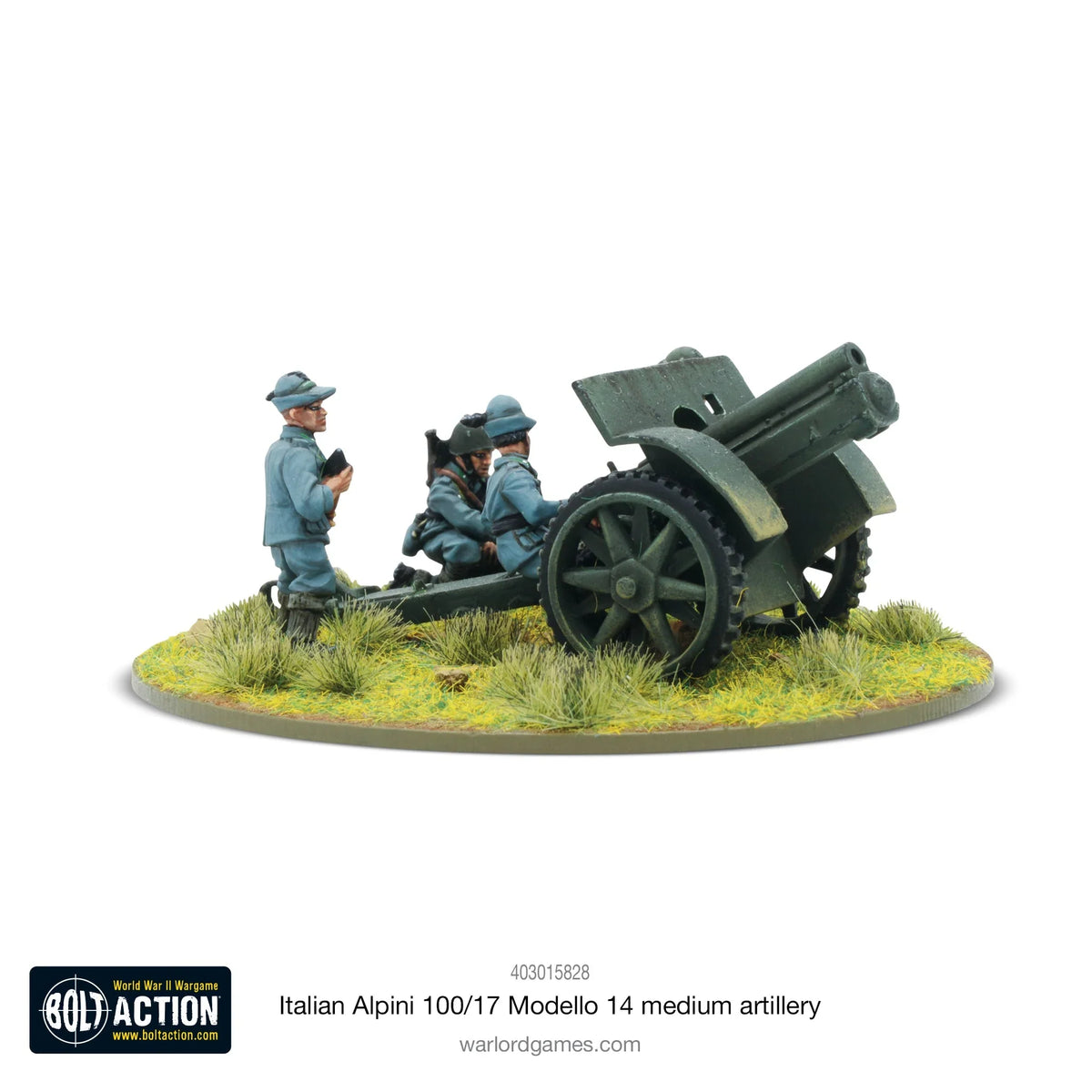 Bolt Action - Italian Alpini 100/17 Modello 14 Medium Artillery