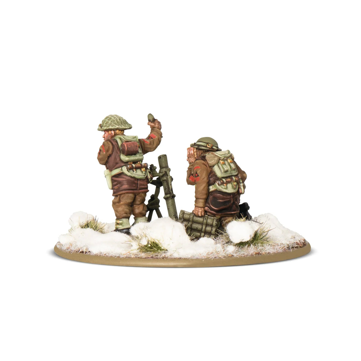 Bolt Action - British & Canadian Infantry (Winter) Medium Mortar Team