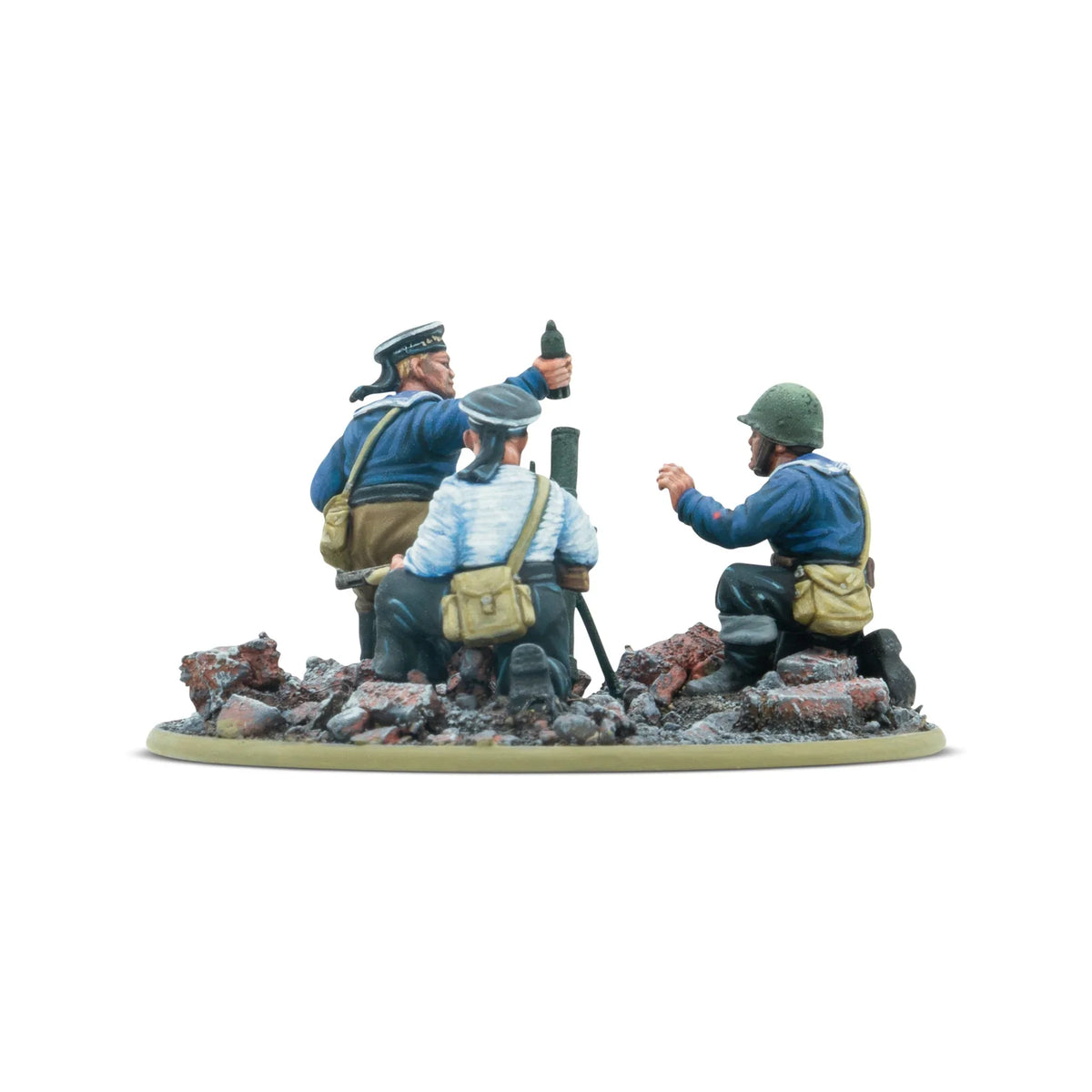 Bolt Action - Soviet Naval Brigade Medium Mortar Team