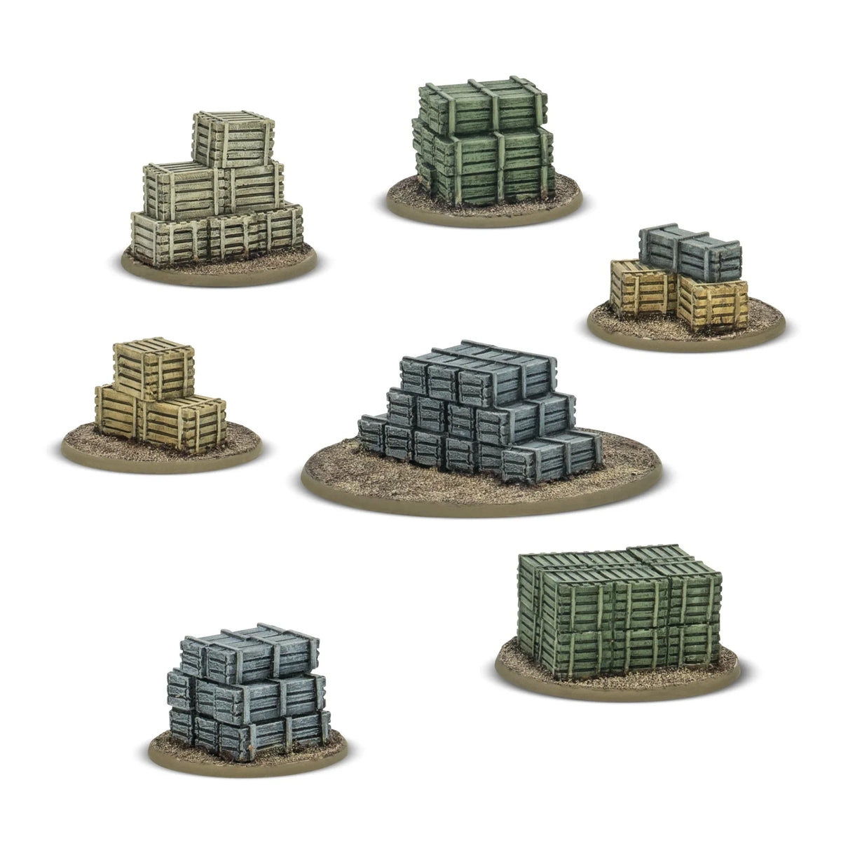 Bolt Action - Objective Marker Set - Crates