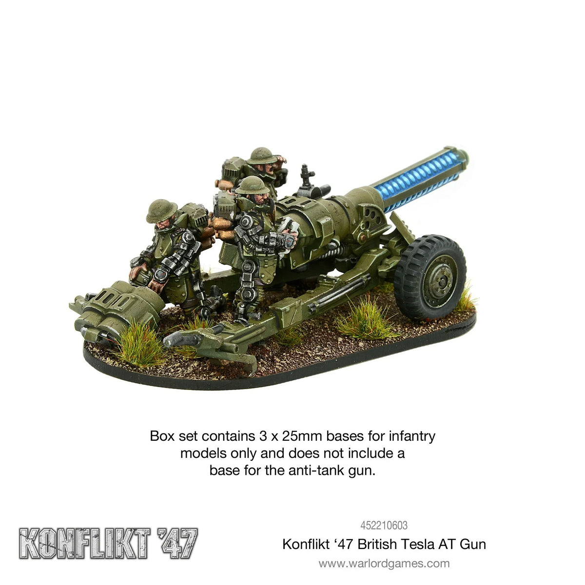 Konflikt '47 - British Commonwealth: Tesla AT Gun (British Armoured Infantry)